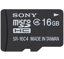 Sony Class 4-16GB MicroSD Card